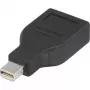 Adaptador DisplayPort Renkforce 1391524 — 1x conector macho Mini-DisplayPort a 1x conector hembra DisplayPort, negro