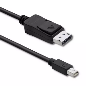 Cable DisplayPort Qoltec 50434 1,8 m Mini DisplayPort negro