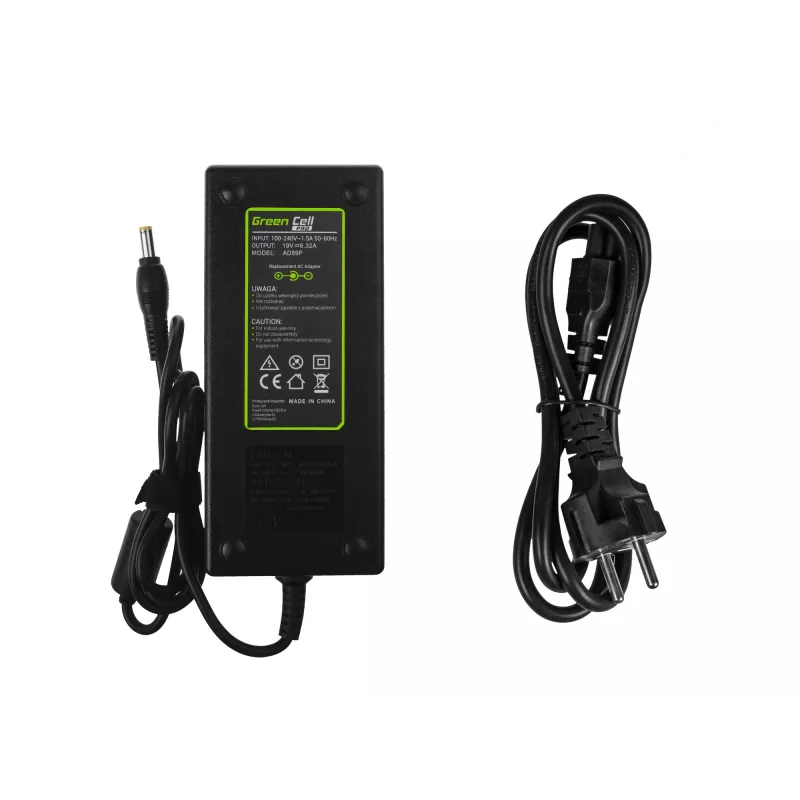 Green Cell PRO AD89P cargador de portátil para Acer Aspire, 19 V 6,32 A 120 W