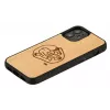 Funda protectora Man and Wood para iPhone 12 mini — diseño de pez para niños