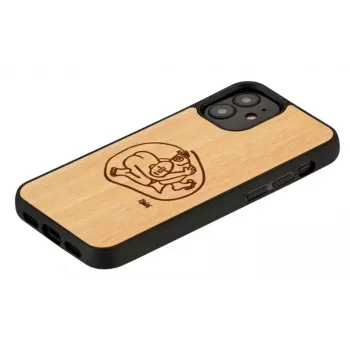 Funda protectora Man and Wood para iPhone 12 mini — diseño de pez para niños