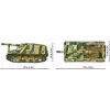 Set de construcción Cobi Panzerhaubitze Hummel 1118 piezas maqueta