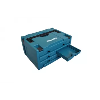 Makita MAKSTOR 3.6 Caja de piezas pequeñas negra, azul