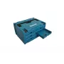 Makita MAKSTOR 3.6 Caja de piezas pequeñas negra, azul