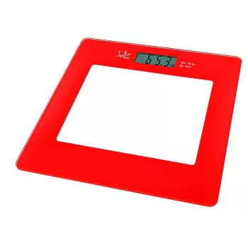 Báscula de baño electrónica JATA 290 Square roja