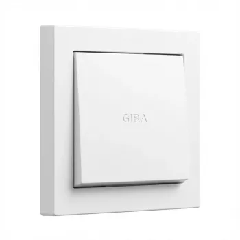 Tecla Gira System 55 blanco puro 329603 para marcos modulares