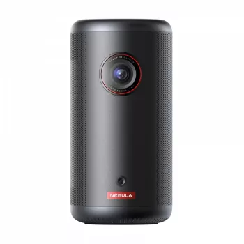 Proyector portátil de tiro estándar Anker Nebula Capsule 3 — DLP 1080p, 200 lúmenes ANSI, 16:9, rojo/negro, alimentación por red o batería