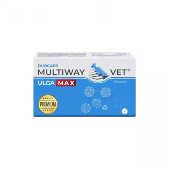 Cápsulas twist-off JM Sante Multiway Vet Duocaps Ulga Max – 60 uds., para aliviar el estrés y el malestar en perros y gatos adultos, 150 g