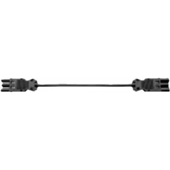 Cable de alimentación Bachmann 375.080 negro 0,3 m