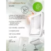 Espejo de baño Camry CR 2169 LED 16,3 cm Blanco — espejo de pared con luz