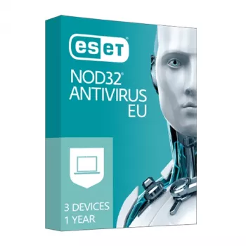 ESET NOD32 Antivirus – 3 dispositivos, 1 año, ESD UE