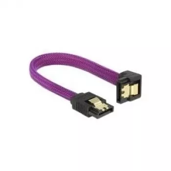 Cable SATA DeLOCK 83693 0,1 m morado