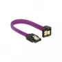 Cable SATA DeLOCK 83693 0,1 m morado