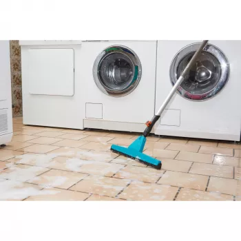 Gardena 3642-20 – Cabezal de escoba de fregona – Negro – Azul – Plástico – 430 mm