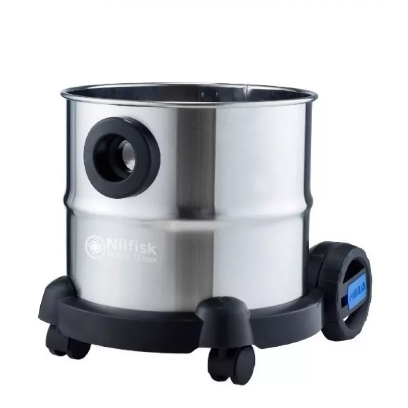 Aspirador Nilfisk MULTI II 22 depósito de acero inoxidable aspirador de sólidos y líquidos 1200 W bolsa de polvo