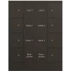 Busch-Jaeger Elemento de control 8 canales negro, mate SB/U8.0.11-885 (2CKA006330A0070)
