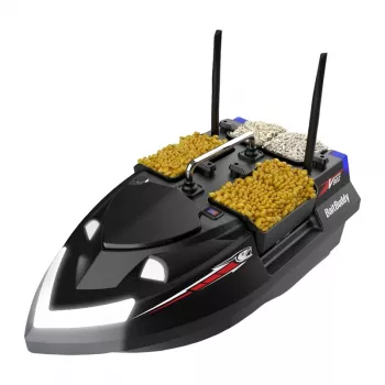 Barco cebo Flytec V802 con batería de 12000 mAh, negro