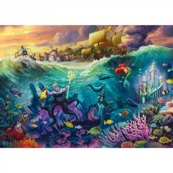 Thomas Kinkade Studios: Disney - Ursula, puzzle 1000 piezas