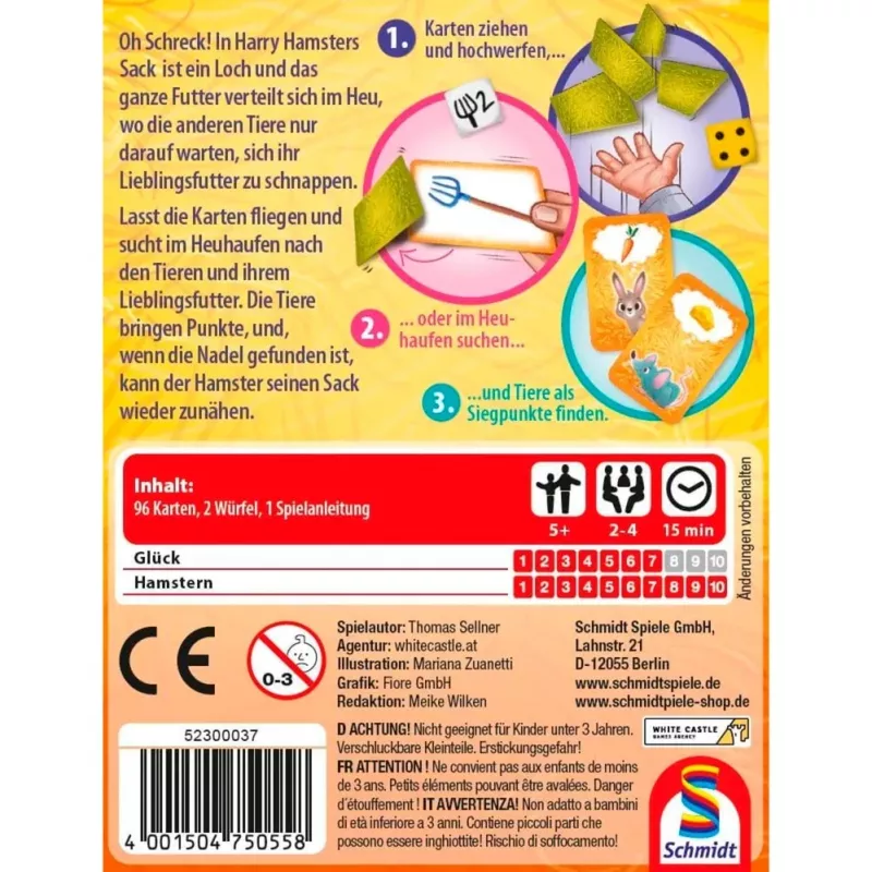 Schmidt Spiele Die Nadel im Heuhaufen, juego de cartas