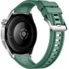 Reloj inteligente Huawei WATCH GT 6 46 mm, AMOLED 1,47" 466 x 466, pantalla táctil, GPS, 64 GB, caja de acero inoxidable, correa tejida verde