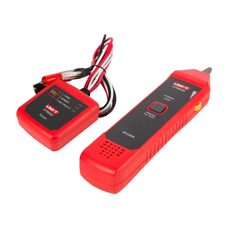 Detector de cables Unit UT-682D con pantalla LCD y alarma acústica