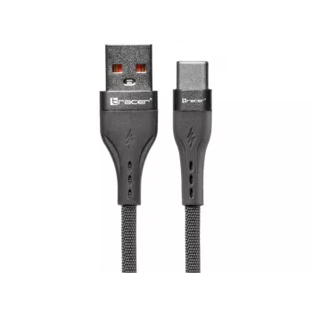 Tracer 47487 cable USB A - Type C M/M 1m gris