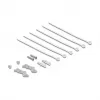 Patch panel DELOCK mini sobremesa RJ45 6 puertos Cat.6A apantallado, metal, negro, 80×22×125 mm