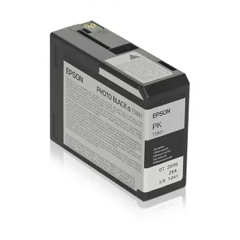 Epson T5801 (T580100) cartucho de tinta negro foto, 80 ml