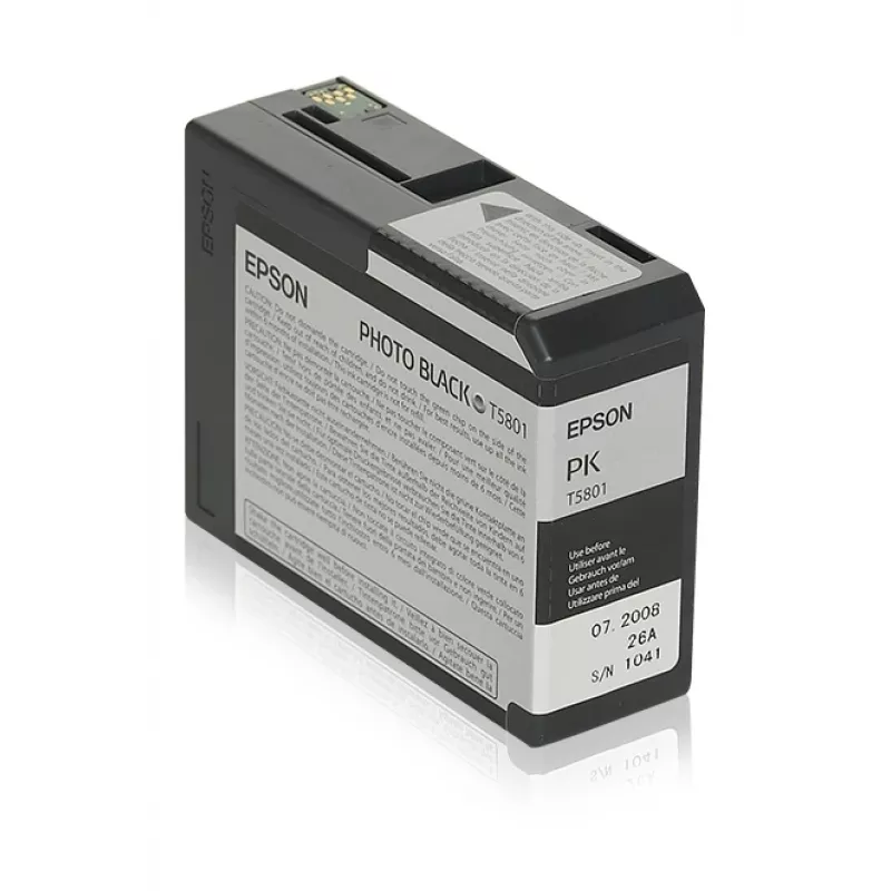 Epson T5801 (T580100) cartucho de tinta negro foto, 80 ml