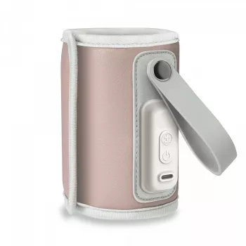 Calientabiberones Lionelo Thermup Go rosa — calientabiberones y calientacomidas portátil para la alimentación del bebé