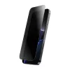 Protector de pantalla de cristal templado con privacidad Crong para iPhone 14/13/13 Pro — borde curvo 3D