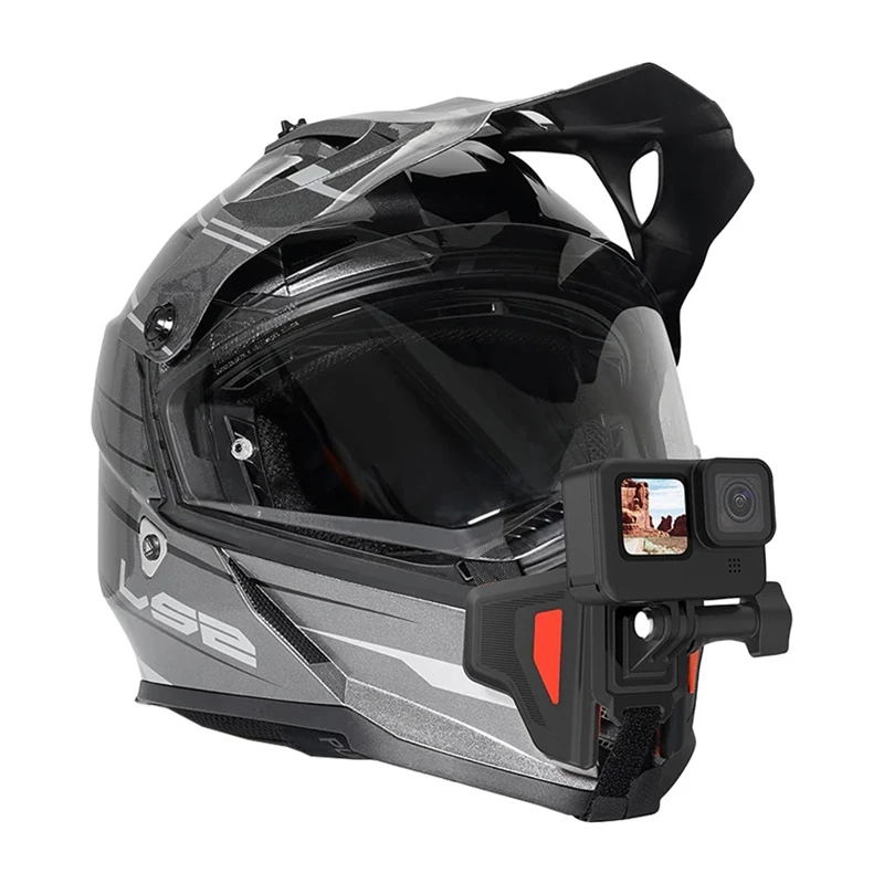 Soporte para casco de moto TELESIN para cámaras de acción