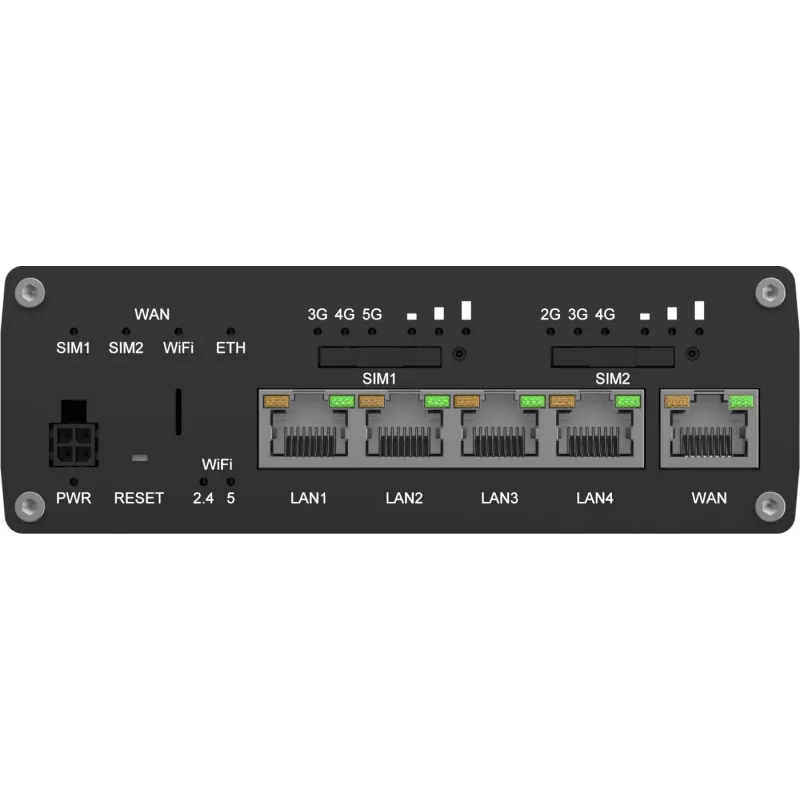 Teltonika RUTM56 router 5G de doble módem, RUTM56000000
