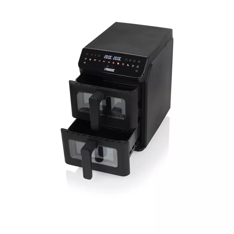 Princess Double Stack Airfryer | 182490 | Potencia 3000 W | Capacidad 11,2 L | Negro