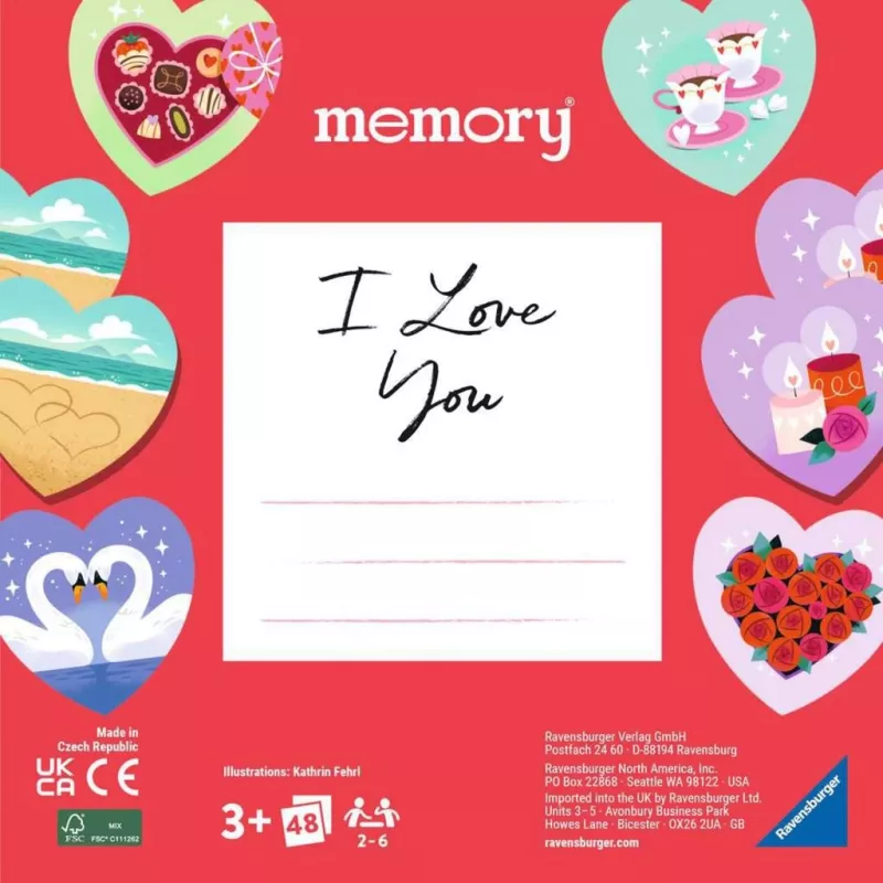 memory moments - I love you, juego de memoria