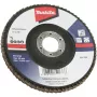 Makita - Disco de lijar - para metal, metal no férreo, policloruro de vinilo (PVC) - 125 mm - Grano: A40 (D-63476)