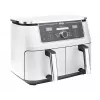 Freidora de aire Ninja AF400EU Double 9,5 L 2470 W blanca, controles giratorios y táctiles