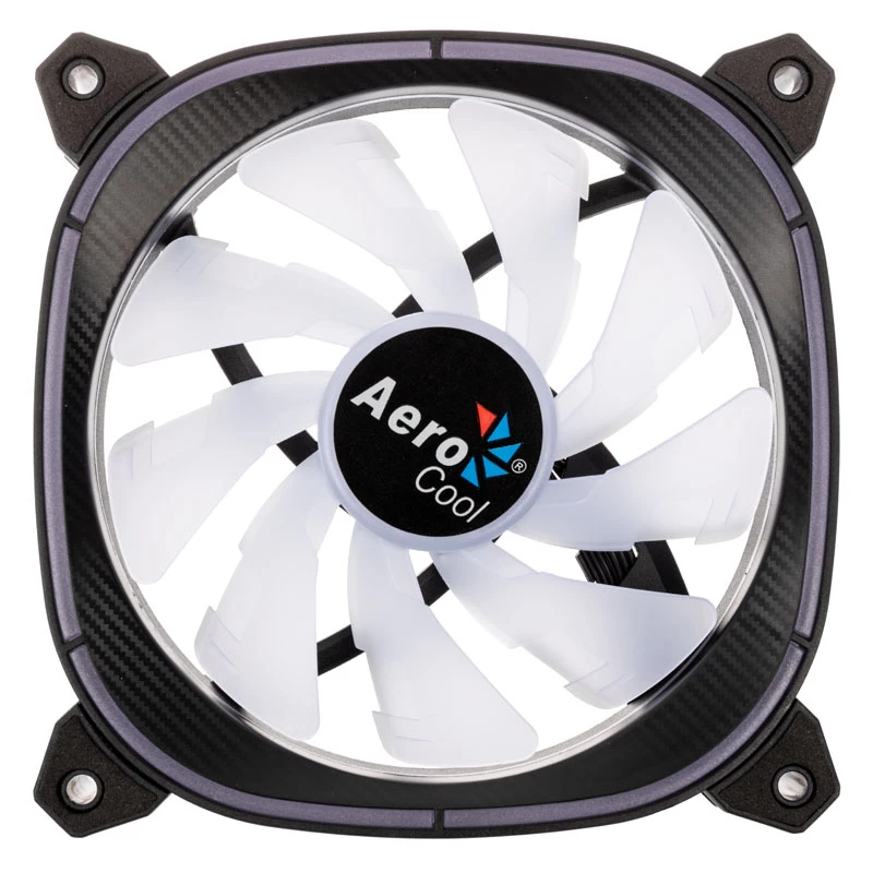 Ventilador de carcasa AEROCOOL Astro 12F ARGB LED de 120 mm — 120 mm, iluminación ARGB, conector de alimentación de 3 pines