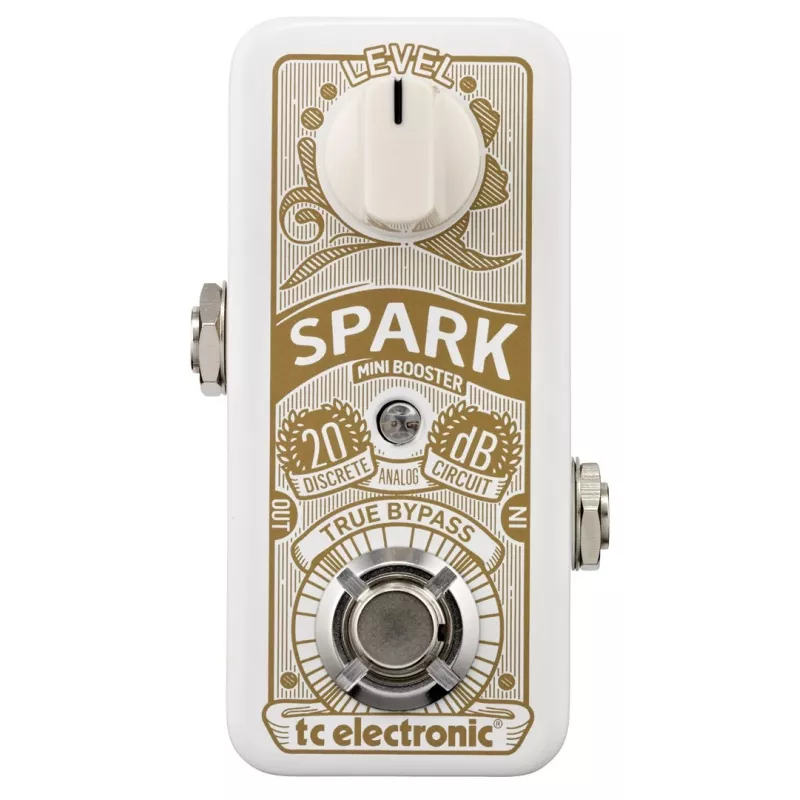 TC Electronic Spark Mini pedal de efectos blanco