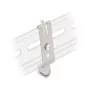 DeLOCK 67041 escuadra de montaje para carril DIN de 35 mm con 2 orificios de montaje