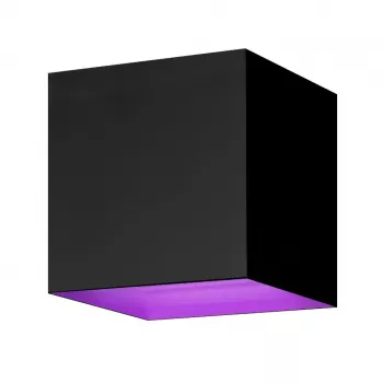 Aplique de pared exterior inteligente Hombli, negro