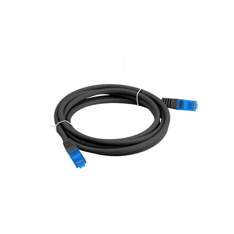 Cable de red LANBERG Cat6a S/FTP RJ-45 PCF6A-10CC-0500-BK, 5 m, LSZH, 26 AWG, CCA, negro