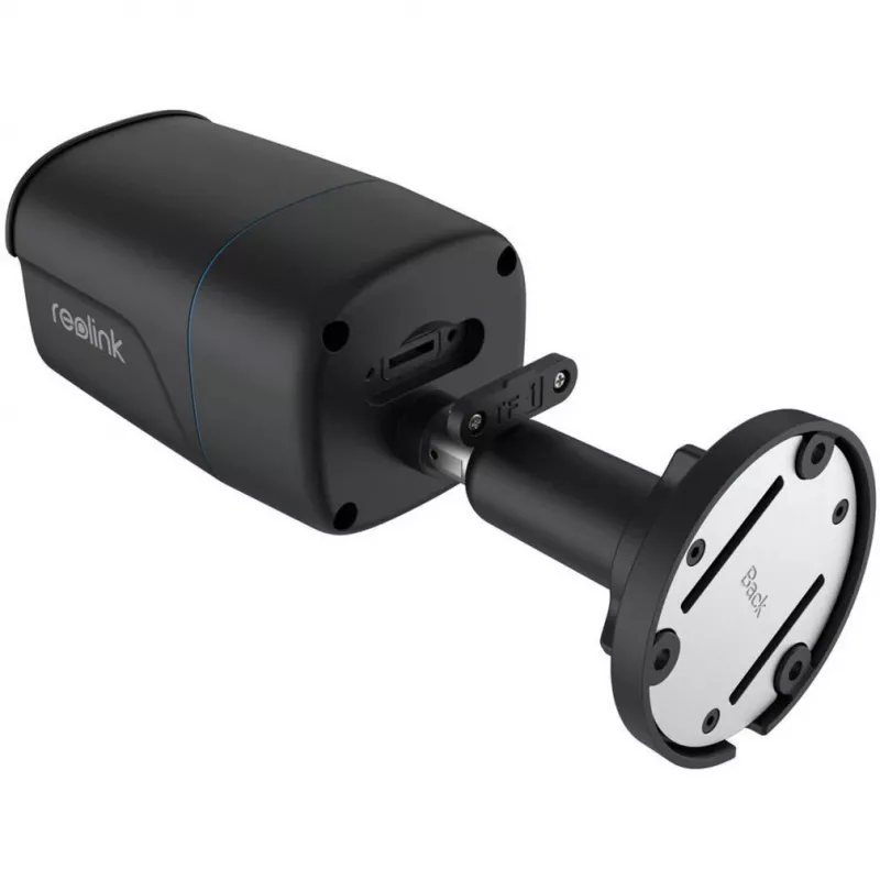 Reolink P330 cámara de seguridad IP 4K, 8 MP 3840 x 2160, para interior y exterior, micrófono integrado, visión nocturna de 30 m, negra