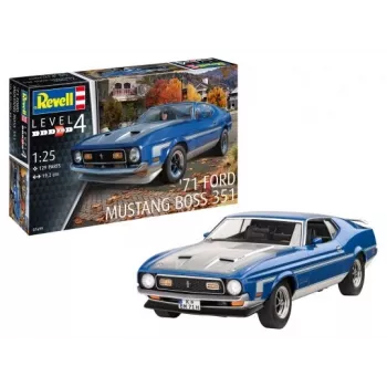 Coche de plástico REVELL Ford Mustang Boss 351 maqueta a escala 1:25
