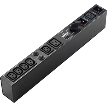 Bluewalker PowerWalker MBS - Conmutador de derivación (rack - montaje en rack) - AC 208/220/230/240 V - conexiones de salida: 6 - 48,3 cm (19) - negro (UPS2005)