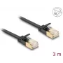 Cable de red DeLOCK RJ45 Cat.6A conector macho a conector macho U/FTP 3 m negro