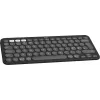 Logitech Pebble Keys 2 K380s – Teclado – inalámbrico – Bluetooth LE – QWERTY – Nórdico (danés/finés/noruego/sueco) – Tonal Graphite (920-011879)