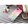 Funda protectora iKins para Apple iPhone 8/7 — patrón de flores acuáticas, blanco