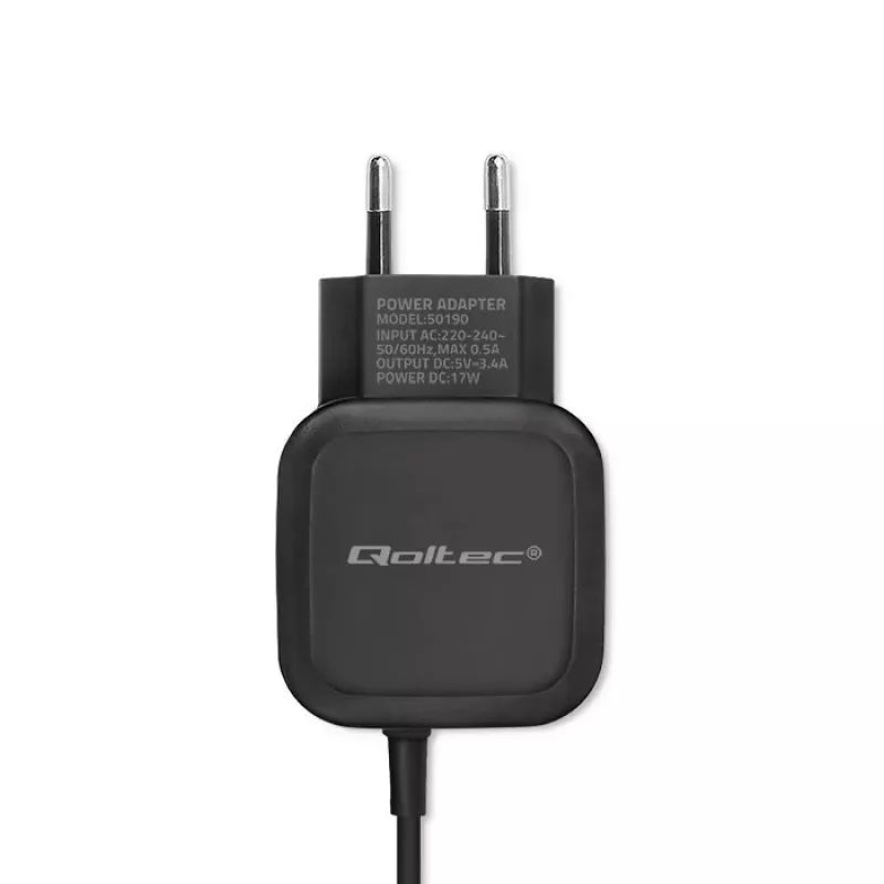 Qoltec 50190 Cargador para dispositivos móviles, Móvil, Tablet, Teléfono, Universal