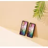 Funda protectora iKins para Samsung Galaxy Note 20 – motivo flores acuáticas negra